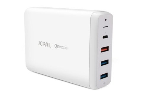 JCPAL USB-C PD Multiport Desktop Charger (white)