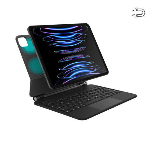 JCPal FolioKeys Pro Slim Keyboard Case with Trackpad for iPad Air 10.9-inch(4- 5th,2020/2022) /iPad Pro11-inch(1-4th,2018-2022)