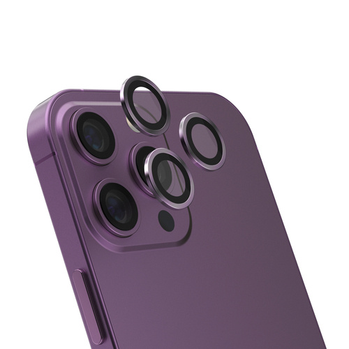 JCPal Preserver Camera Lens Protection - iPhone  14 Pro/14 Pro Max (Purple)