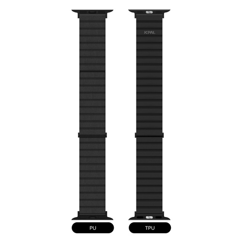 JCPal FlexDuo Apple Watch Band (Black) for Apple Watch 1-8th,SE1-2nd (38/40/41mm)