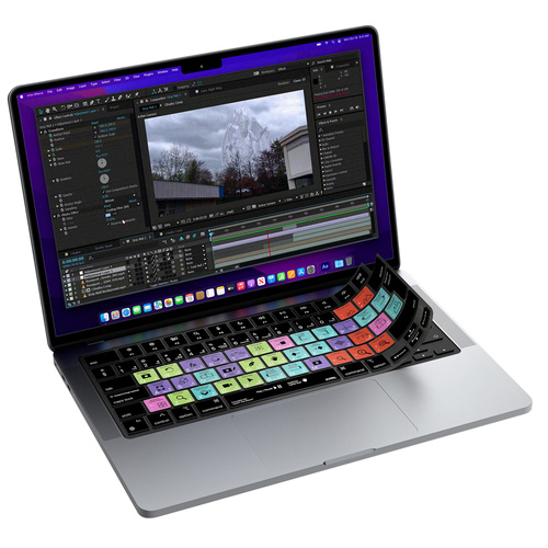 VerSkin Adobe After Effects Shortcut Keyboard Protector- MacBook Pro 14"/16" (M1) MacBook Air 13" (M2)